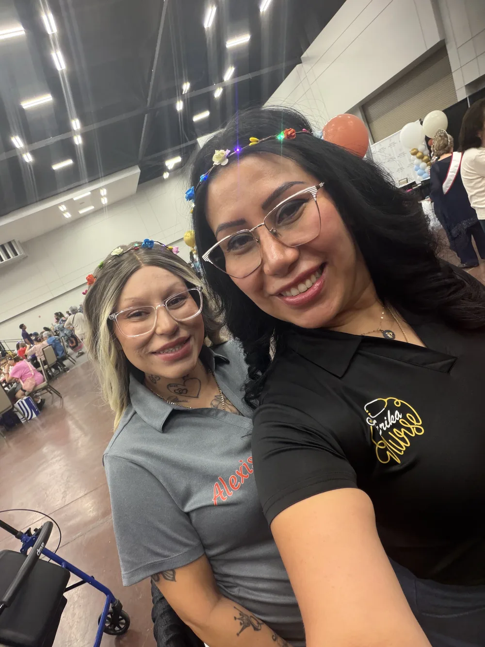 Nuestro equipo en un evento comunitario de salud